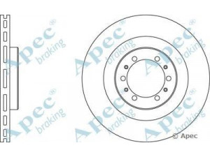 APEC braking DSK2109 stabdžių diskas 
 Stabdžių sistema -> Diskinis stabdys -> Stabdžių diskas
MB699716