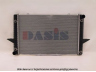 AKS DASIS 220540N radiatorius, variklio aušinimas 
 Aušinimo sistema -> Radiatorius/alyvos aušintuvas -> Radiatorius/dalys
8601001, 86010014, 8601356