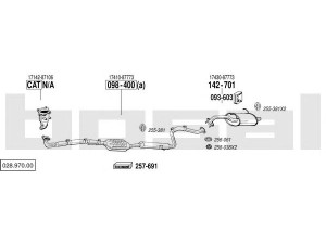 BOSAL 028.970.00 išmetimo sistema 
 Išmetimo sistema -> Išmetimo sistema, visa