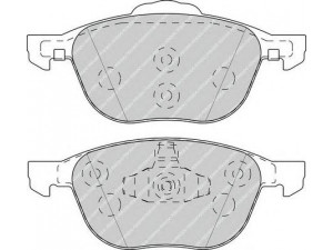 FERODO FDB4319 stabdžių trinkelių rinkinys, diskinis stabdys 
 Techninės priežiūros dalys -> Papildomas remontas
1695810, 1712024, 1797211, AV612K021BB