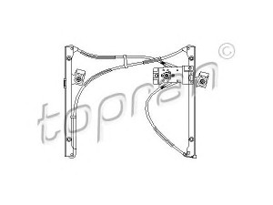 TOPRAN 107 836 lango pakėliklis 
 Vidaus įranga -> Elektrinis lango pakėliklis
6N3 837 401E