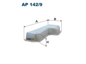 FILTRON AP142/9 oro filtras 
 Techninės priežiūros dalys -> Techninės priežiūros intervalai
1780170050