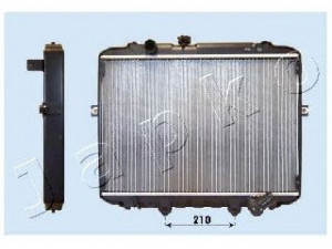 JAPKO RDA283106 radiatorius, variklio aušinimas 
 Aušinimo sistema -> Radiatorius/alyvos aušintuvas -> Radiatorius/dalys
253104B001, 253104B100