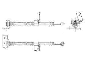 FERODO FHY3126 stabdžių žarnelė 
 Stabdžių sistema -> Stabdžių žarnelės
587311C050