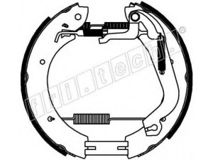 fri.tech. 16435 stabdžių trinkelių komplektas 
 Techninės priežiūros dalys -> Papildomas remontas