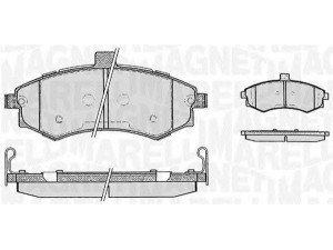 MAGNETI MARELLI 363916060469 stabdžių trinkelių rinkinys, diskinis stabdys 
 Techninės priežiūros dalys -> Papildomas remontas
58101-17A00, 58101-M2A02, 581012DA40