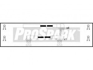 STANDARD OES929 uždegimo laido komplektas 
 Kibirkšties / kaitinamasis uždegimas -> Uždegimo laidai/jungtys