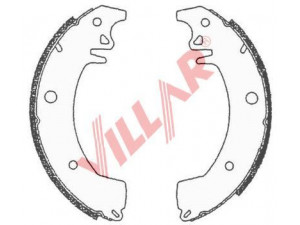 VILLAR 629.0579 stabdžių trinkelių komplektas 
 Techninės priežiūros dalys -> Papildomas remontas
7701202324