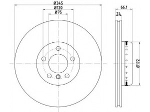 MINTEX MDCB2573 stabdžių diskas 
 Stabdžių sistema -> Diskinis stabdys -> Stabdžių diskas
34206797605