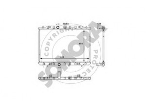 SOMORA 195640D radiatorius, variklio aušinimas 
 Aušinimo sistema -> Radiatorius/alyvos aušintuvas -> Radiatorius/dalys
21400JG300