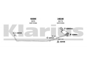 KLARIUS 790012E išmetimo sistema 
 Išmetimo sistema -> Išmetimo sistema, visa