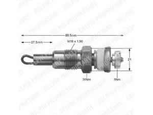 DELPHI HDS316 kaitinimo žvakė 
 Kibirkšties / kaitinamasis uždegimas -> Kaitinimo kaištis
MKP00070, EZD 17, 000 159 6001