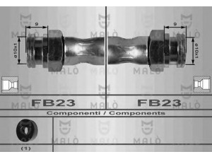 MAL? 8613 stabdžių žarnelė 
 Stabdžių sistema -> Stabdžių žarnelės
46478973, 46556013