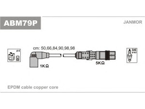 JANMOR ABM79P uždegimo laido komplektas 
 Kibirkšties / kaitinamasis uždegimas -> Uždegimo laidai/jungtys
021 905 409 AA