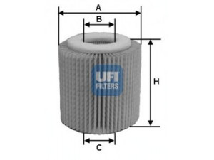 UFI 25.056.00 alyvos filtras 
 Techninės priežiūros dalys -> Techninės priežiūros intervalai
1124160, 1152049, 1213177, 1343102