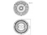 BUGIAD BFC017 sankaba, radiatoriaus ventiliatorius 
 Aušinimo sistema -> Radiatoriaus ventiliatorius
059121350, 059121350B, 059121350C