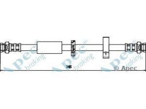 APEC braking HOS3460 stabdžių žarnelė 
 Stabdžių sistema -> Stabdžių žarnelės
7632114, 7670215
