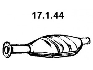 EBERSPÄCHER 17.1.44 katalizatoriaus keitiklis 
 Išmetimo sistema -> Katalizatoriaus keitiklis
7700426206, 7700844694, 7700846782