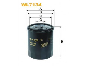 WIX FILTERS WL7134 alyvos filtras 
 Techninės priežiūros dalys -> Techninės priežiūros intervalai
OK187, 1109AE, 1109CG, 1535505
