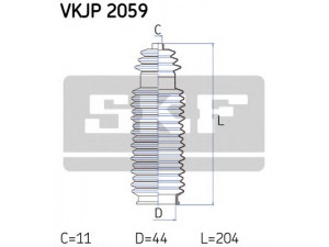 SKF VKJP 2059 gofruotoji membrana, vairavimas 
 Vairavimas -> Gofruotoji membrana/sandarinimai
406629, 406637, 95639171, 406629