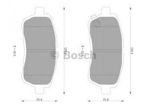 BOSCH 0 986 AB2 502 stabdžių trinkelių rinkinys, diskinis stabdys 
 Techninės priežiūros dalys -> Papildomas remontas
8V512K021BB, DNY0 3328Z