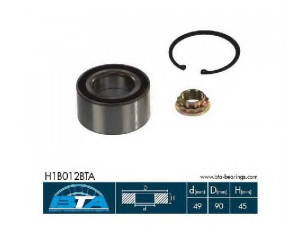 BTA H1B012BTA rato guolio komplektas 
 Ašies montavimas/vairavimo mechanizmas/ratai -> Rato stebulė/montavimas -> Rato guolis