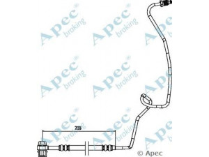 APEC braking HOS3768 stabdžių žarnelė 
 Stabdžių sistema -> Stabdžių žarnelės
1J0611763AD, 1J0611763K, 1J0611763R