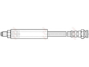TRW PHB130 stabdžių žarnelė 
 Stabdžių sistema -> Stabdžių žarnelės
480616, 480621, 480623, 7700676965