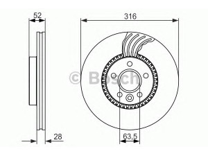 BOSCH 0 986 479 620 stabdžių diskas 
 Dviratė transporto priemonės -> Stabdžių sistema -> Stabdžių diskai / priedai
1405509, 1434815, 1864276, 6G9N 2C375-DB