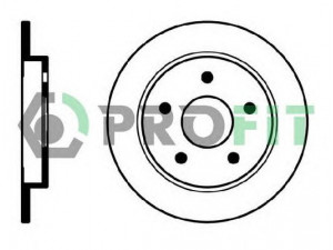 PROFIT 5010-0232 stabdžių diskas 
 Dviratė transporto priemonės -> Stabdžių sistema -> Stabdžių diskai / priedai
1630012, 1652547, 5022669, 5022949