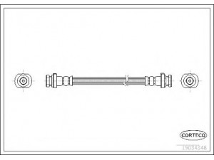CORTECO 19034348 stabdžių žarnelė
4621401A17