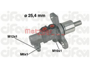 METZGER 202-368 pagrindinis cilindras, stabdžiai 
 Stabdžių sistema -> Pagrindinis stabdžių cilindras
4D0 611 021B, 4D0 611 021B