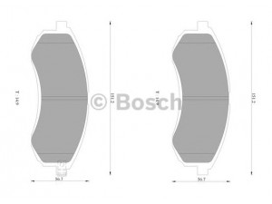 BOSCH 0 986 AB1 426 stabdžių trinkelių rinkinys, diskinis stabdys