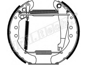 fri.tech. 16196 stabdžių trinkelių komplektas 
 Techninės priežiūros dalys -> Papildomas remontas