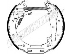 TRUSTING 6119 stabdžių trinkelių komplektas 
 Techninės priežiūros dalys -> Papildomas remontas