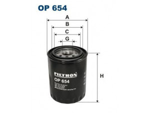 FILTRON OP654 alyvos filtras 
 Techninės priežiūros dalys -> Techninės priežiūros intervalai
C42797, EAC1467, EBC10303, EBC9658