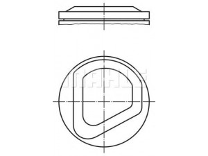 PERFECT CIRCLE 56 03478 0 stūmoklis 
 Variklis -> Cilindrai/stūmokliai
11 25 1 276 890, 11 25 1 278 379