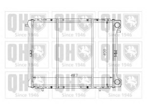 QUINTON HAZELL QER1318 radiatorius, variklio aušinimas 
 Aušinimo sistema -> Radiatorius/alyvos aušintuvas -> Radiatorius/dalys
77 00 272 472, 77 00 272 527, 77 00 790 964