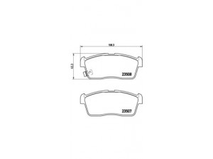 BREMBO P 79 020 stabdžių trinkelių rinkinys, diskinis stabdys 
 Techninės priežiūros dalys -> Papildomas remontas
410604A00B, 55810M68K00, 55810M68K00L00