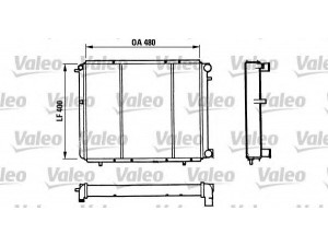VALEO 730511 radiatorius, variklio aušinimas 
 Aušinimo sistema -> Radiatorius/alyvos aušintuvas -> Radiatorius/dalys
7700272527, 7700811821