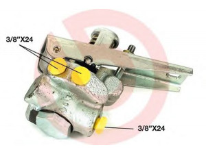 BREMBO R 68 003 stabdymo jėgos reguliatorius 
 Stabdžių sistema -> Stabdymo jėgos reguliatorius
7700611612, 7700616107, 7701348321