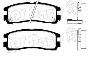 IPS Parts IBR-1503 stabdžių trinkelių rinkinys, diskinis stabdys 
 Techninės priežiūros dalys -> Papildomas remontas
MB534653, MB857336, MB858380, MB950350