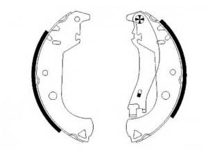 HELLA PAGID 8DB 355 002-611 stabdžių trinkelių komplektas 
 Techninės priežiūros dalys -> Papildomas remontas
93803341, 7082149, 7083041, 77362452