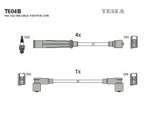 TESLA T604B uždegimo laido komplektas