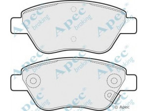 APEC braking PAD1629 stabdžių trinkelių rinkinys, diskinis stabdys 
 Techninės priežiūros dalys -> Papildomas remontas
PC351110