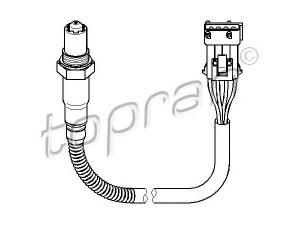 TOPRAN 722 025 lambda jutiklis 
 Variklis -> Variklio elektra
1628 PL, 1628 PL