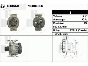 EDR 943650 kintamosios srovės generatorius 
 Elektros įranga -> Kint. sr. generatorius/dalys -> Kintamosios srovės generatorius