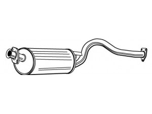 FONOS 612553 galinis duslintuvas 
 Išmetimo sistema -> Duslintuvas
MR266476