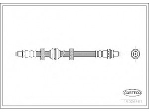 CORTECO 19026461 stabdžių žarnelė 
 Stabdžių sistema -> Stabdžių žarnelės
1071939