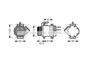 AVA QUALITY COOLING FTAK366 kompresorius, oro kondicionierius 
 Oro kondicionavimas -> Kompresorius/dalys
504005418, 504384357